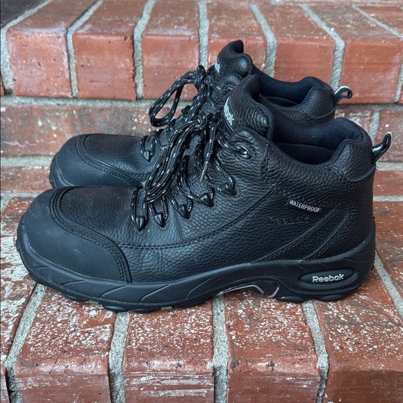 Reebok Men\'s Tiahawk RB4555 Composite Toe Waterproof Work Boots Black Size 9 main image 5